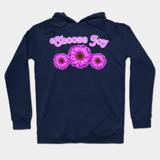 Choose Joy Floral Design Hoodie